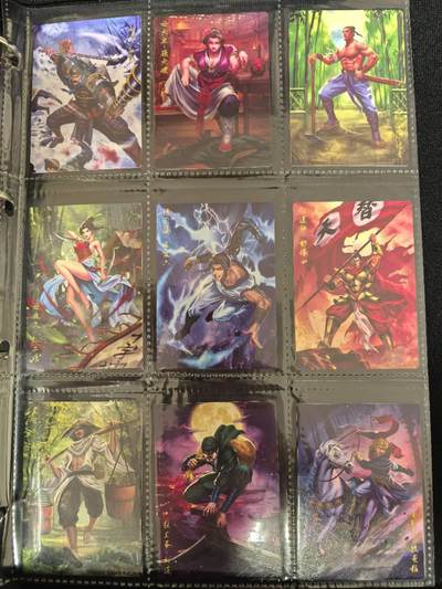 丫丫卡拍-场主生日🎂全场包邮（3月1日22：00截拍） 豪卡水浒【忠义】地煞72星一套 （普卡）工艺 入册非常好看☆寄