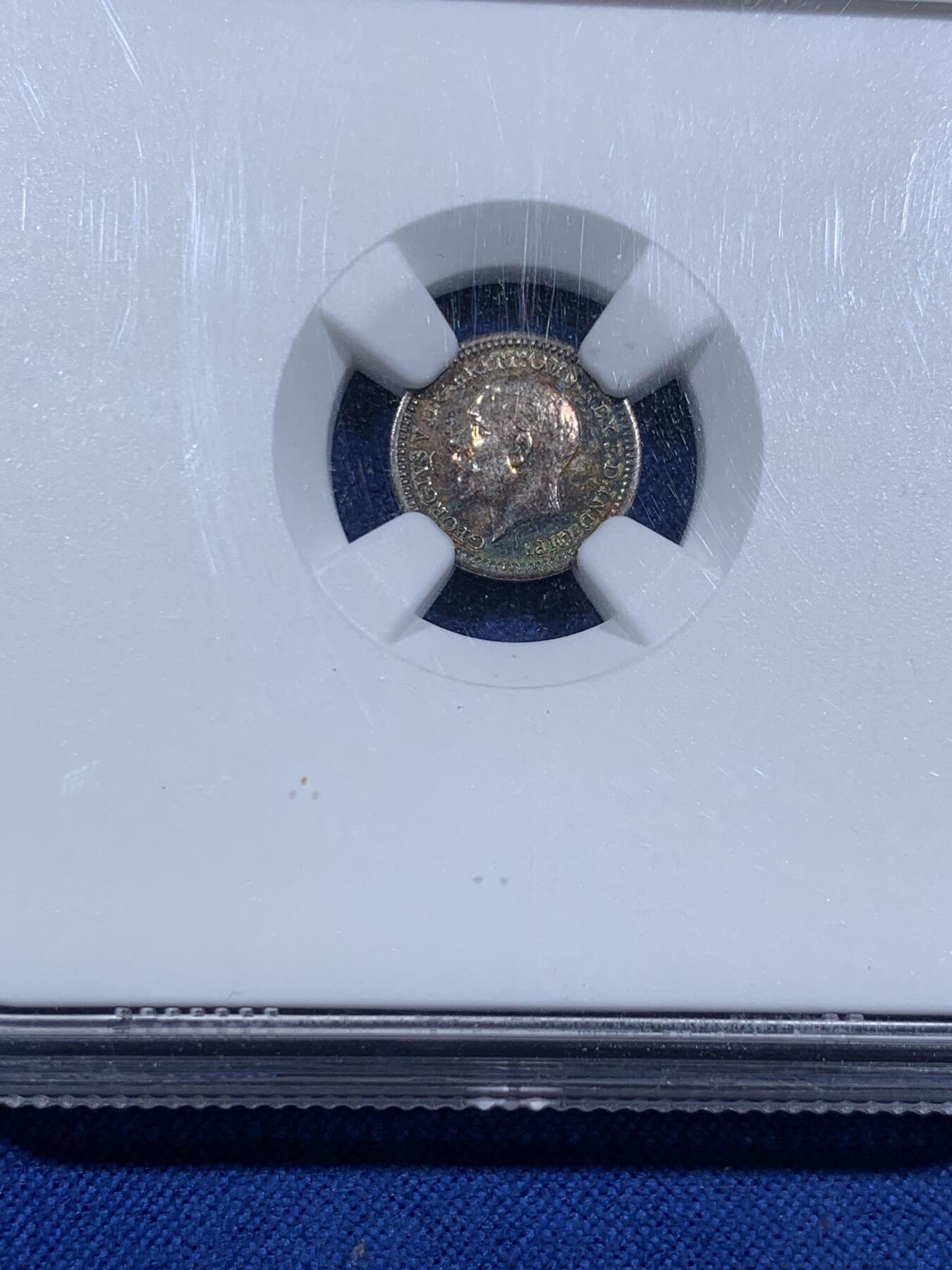 《竞宝斋》第425场 周日，周一  2场连拍 （全场包邮） 四枚一组 NGC UNC 英国1932年乔治五世灌足节一套（外拍编号保留，细节不错）