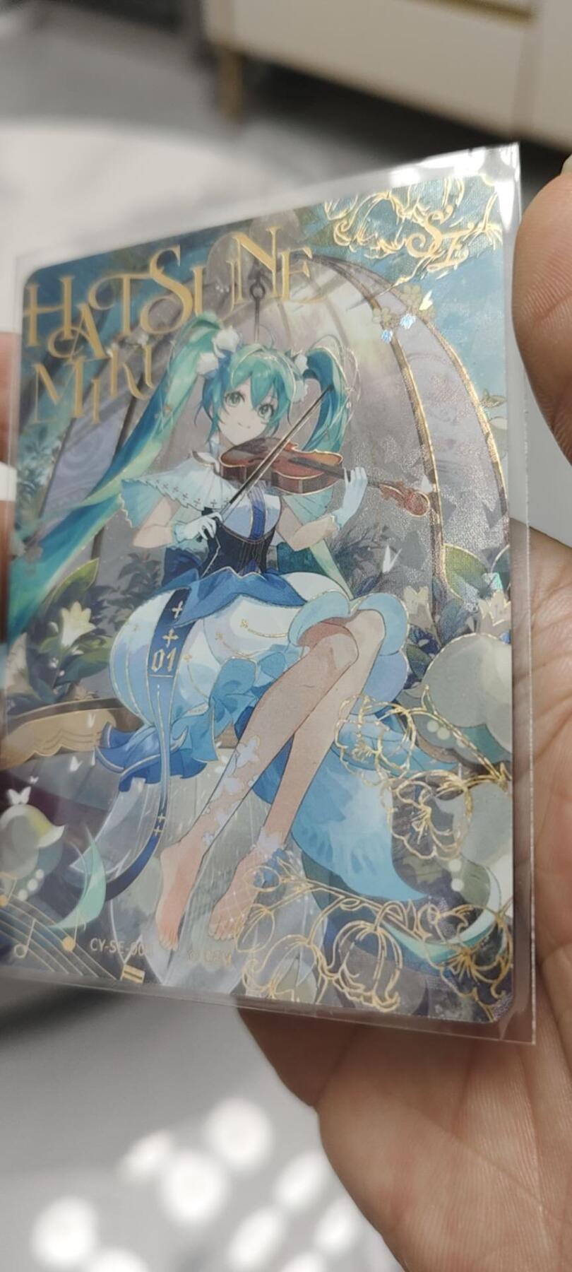 秋原瞳的小店第二十四期（持续收拍，祝大家国庆中秋快乐，好好睡它个自然醒） 卡游初音二弹最大卡位se，非常经典的一幅图，品相极好！！