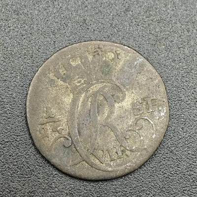 【淘币小摊】限时拍第七百五十九拍  国庆10连拍 小银币场 外出13号发货 满百包邮可预留两周  周一统一发货  - 丹麦1787年2.5先令银币