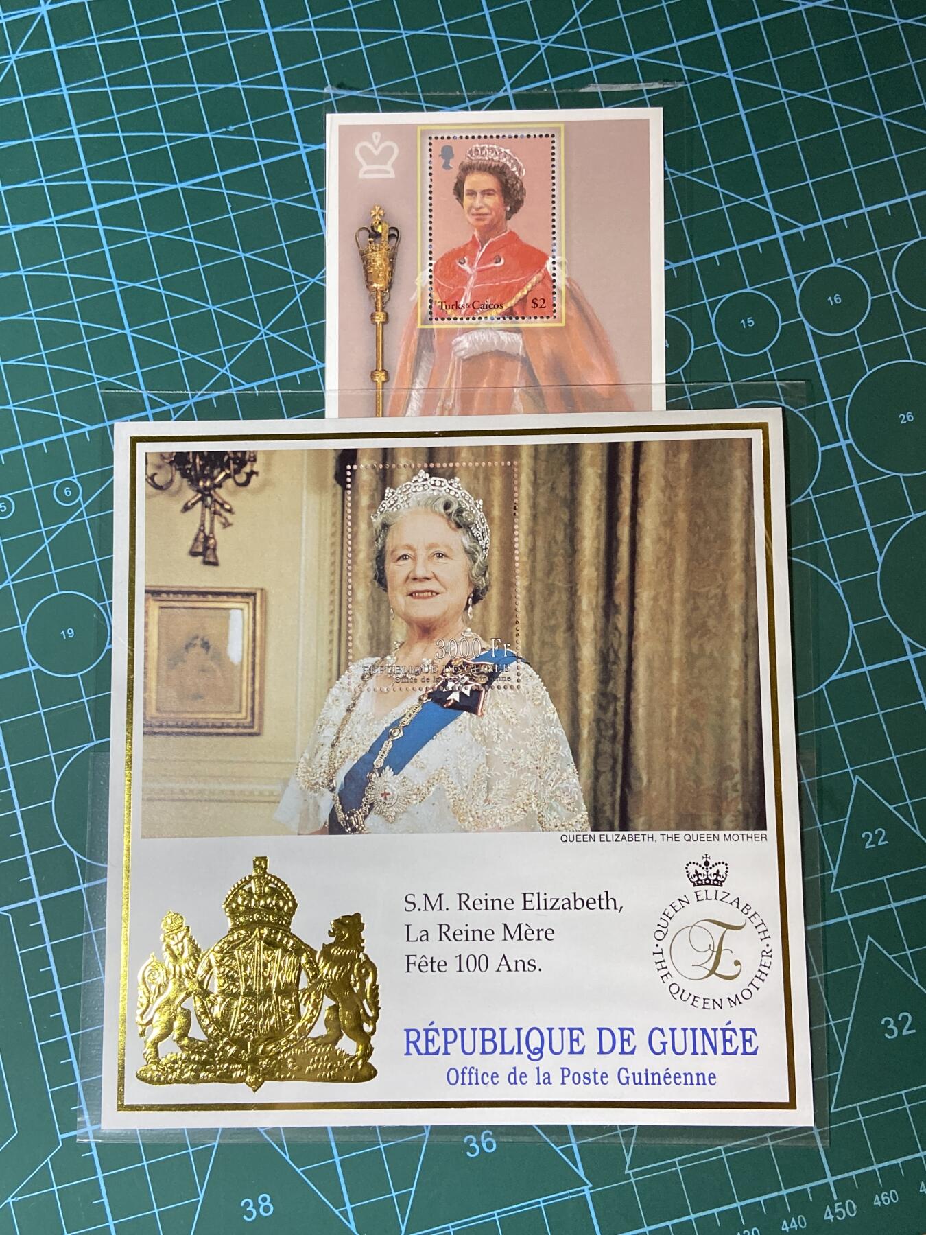 2025年第一百零四场(总第一百三十场）外国好品散币及老藏家邮票场(免佣金) 英国🇬🇧小型张新邮票2枚