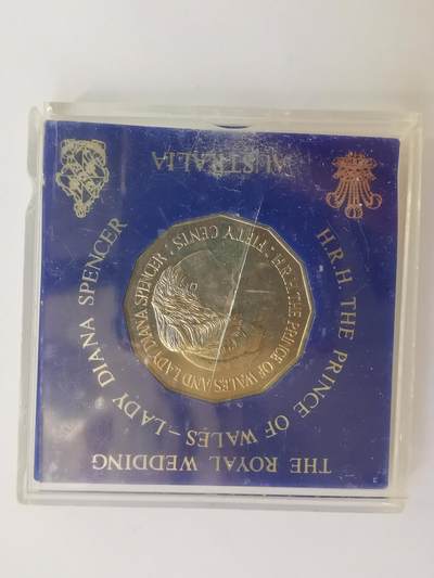 巨藏钱币第三期10月7日8点古今中外硬币套装银币 - 澳大利亚1981年50分纪念镍币