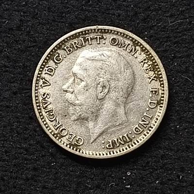 【全场包邮】纯粹捡漏拍466场 - 英国1932年乔治五世3便士银币