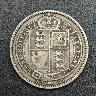 【淘币小摊】限时拍第七百五十九拍  国庆10连拍 小银币场 外出13号发货 满百包邮可预留两周  周一统一发货  - 英国1887年维多利亚一先令银币