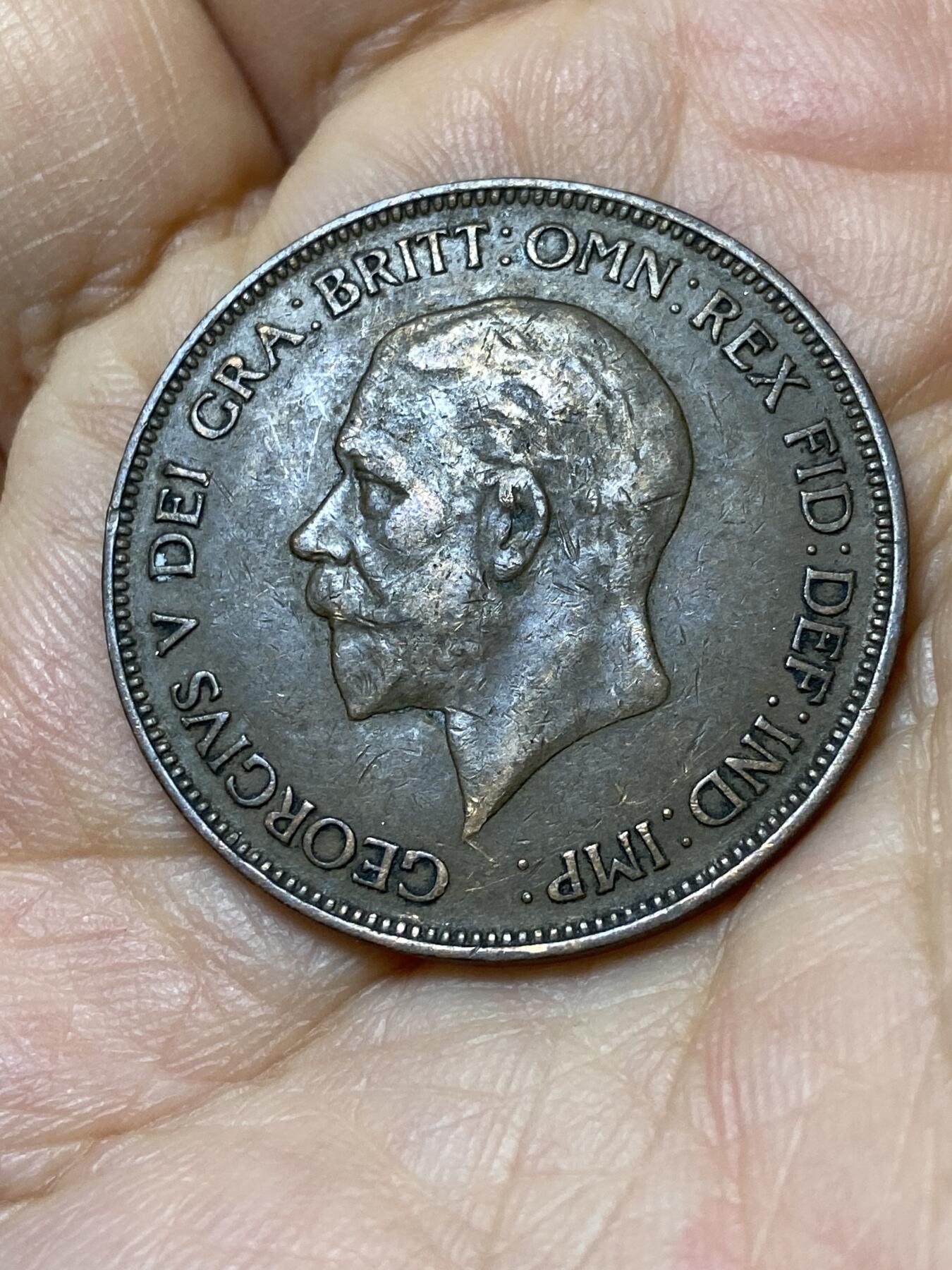2025年第一百零五场(总第一百三十一场）外国好品散币(免佣金) 英国🇬🇧1932年1便士(乔治五世第三版)