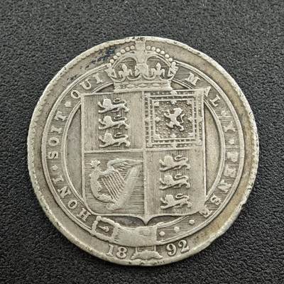【淘币小摊】限时拍第七百五十九拍  国庆10连拍 小银币场 外出13号发货 满百包邮可预留两周  周一统一发货  - 英国1892年维多利亚1卢比银币