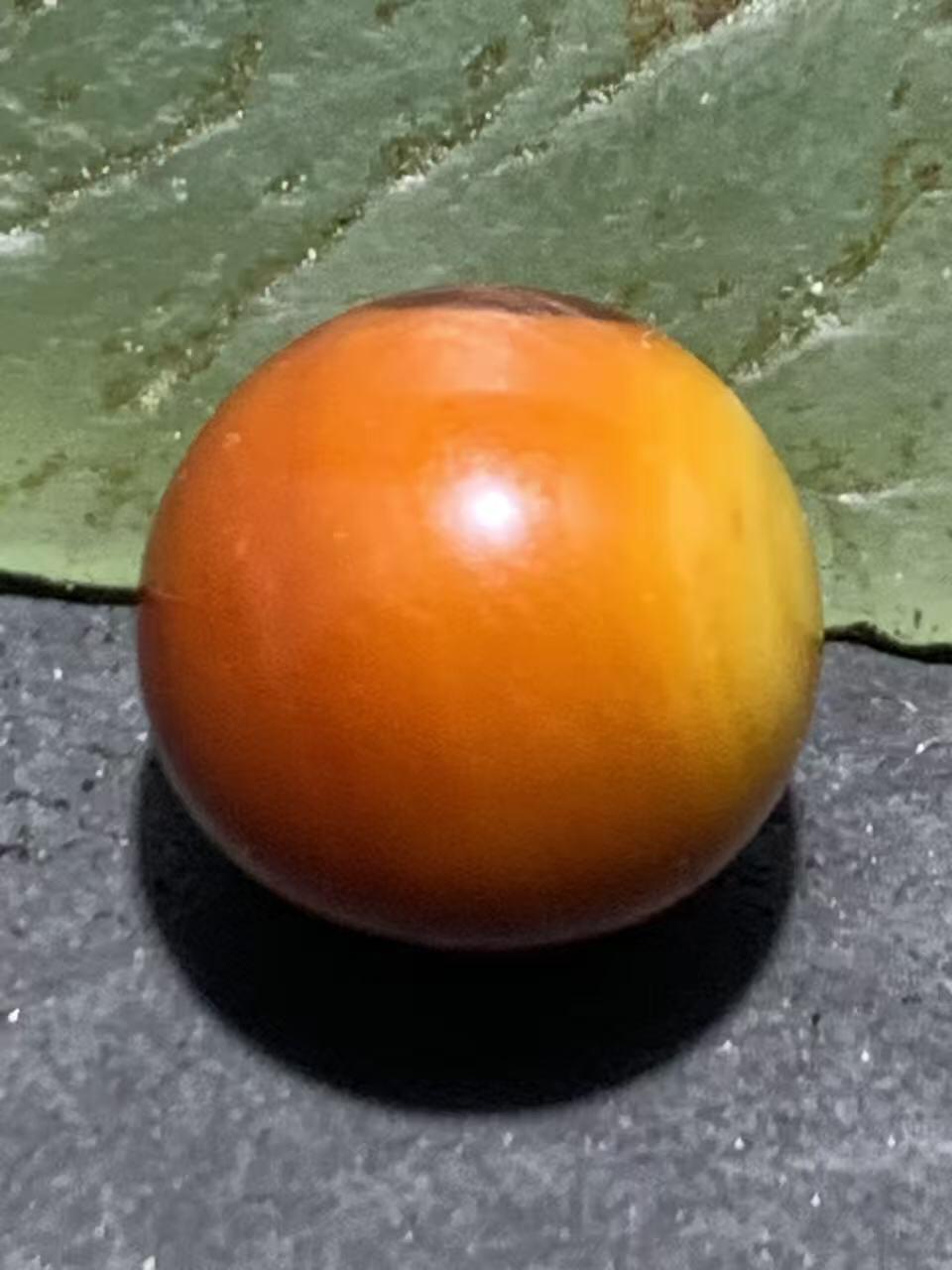 精美高玉化天眼纹缠丝玛瑙圆珠一颗。