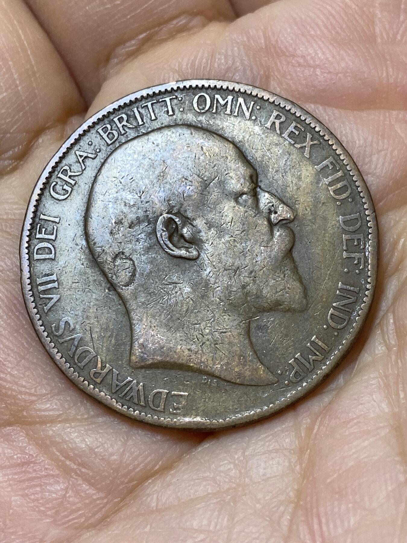 2025年第一百零五场(总第一百三十一场）外国好品散币(免佣金) 英国🇬🇧1903年1便士(爱德华七世时期)
