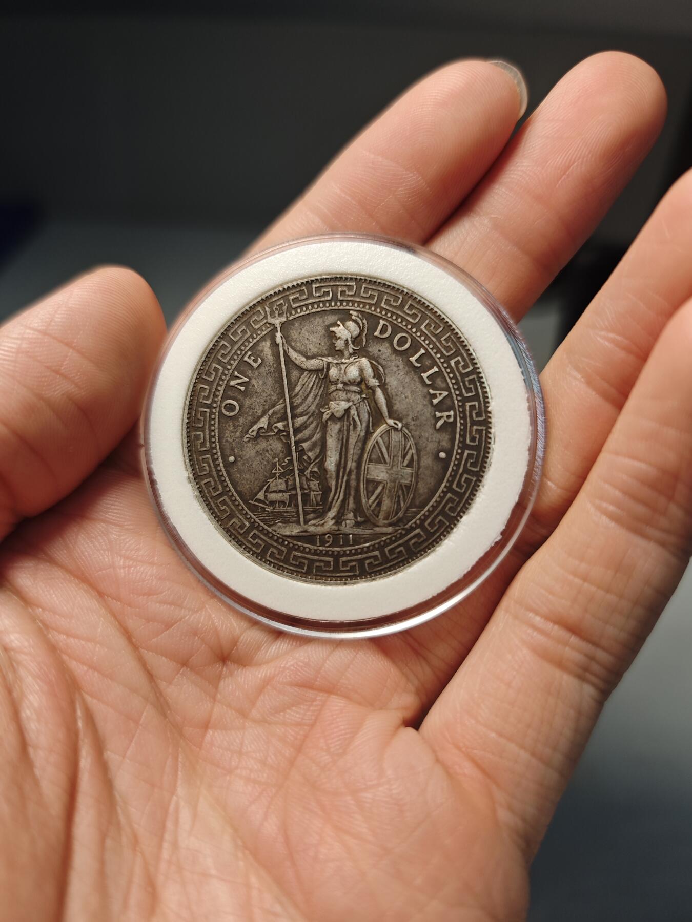 罗岚⭐爱藏⭐精品国庆假期专拍-分享拍场赚佣金 大英帝国1911站洋银元