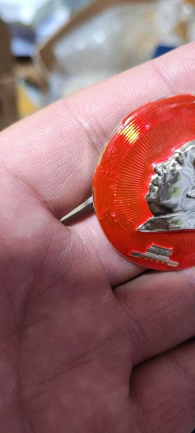 毛主席像章专场 🔥🔥五圣地🔥🔥毛主席像章，44.7毫米