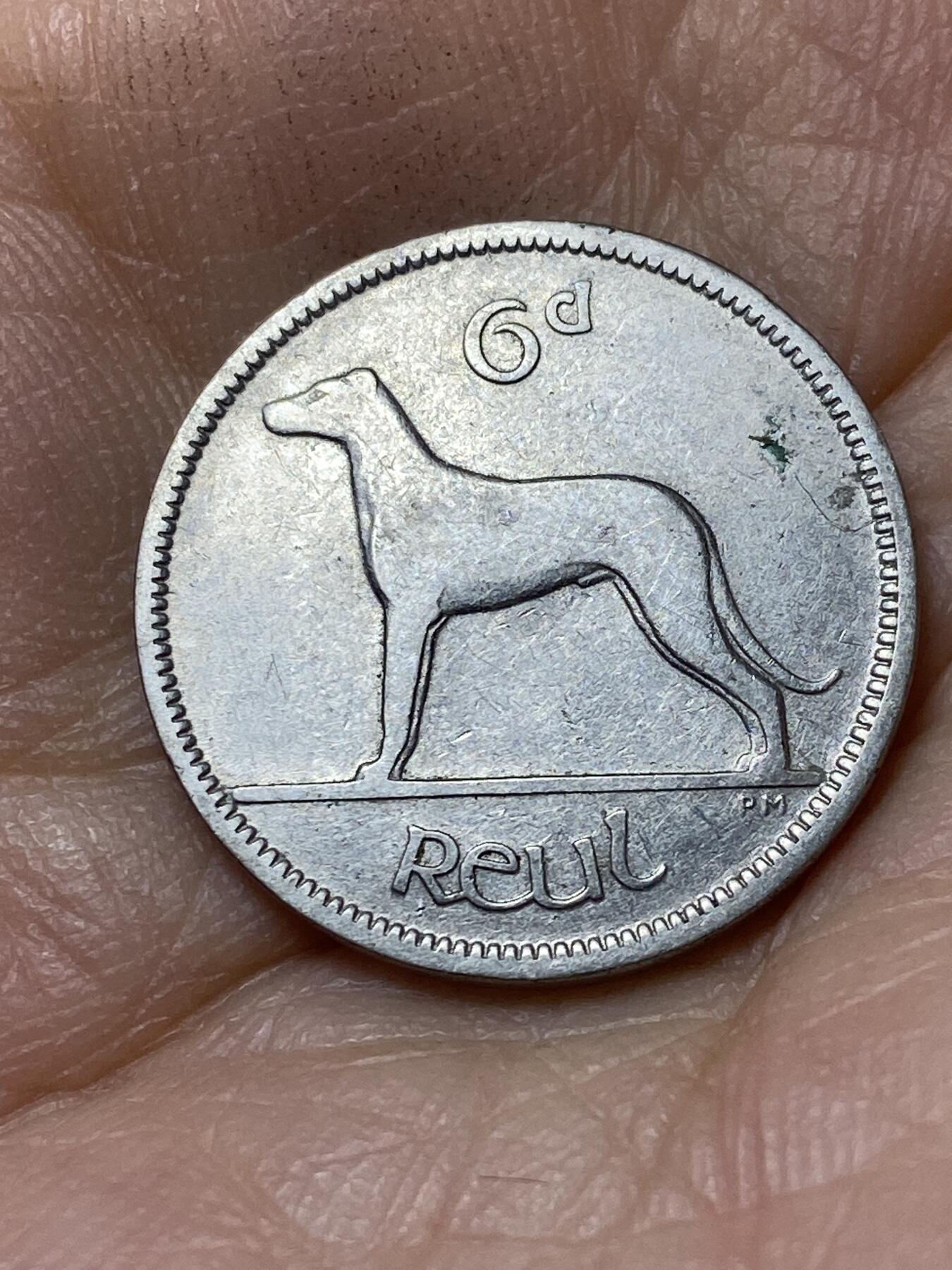 2025年第一百零五场(总第一百三十一场）外国好品散币(免佣金) 爱尔兰🇮🇪1928年6便士(自由邦时期，首发年)