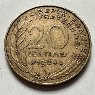 🌹外币初藏🌹🐯2025年第111场 周二无佣金特价场 - 法国1964年20分