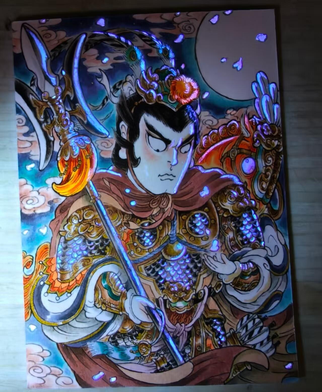 寸草不生拍卖会 第十期 山丘定制手绘 吕布 带特效