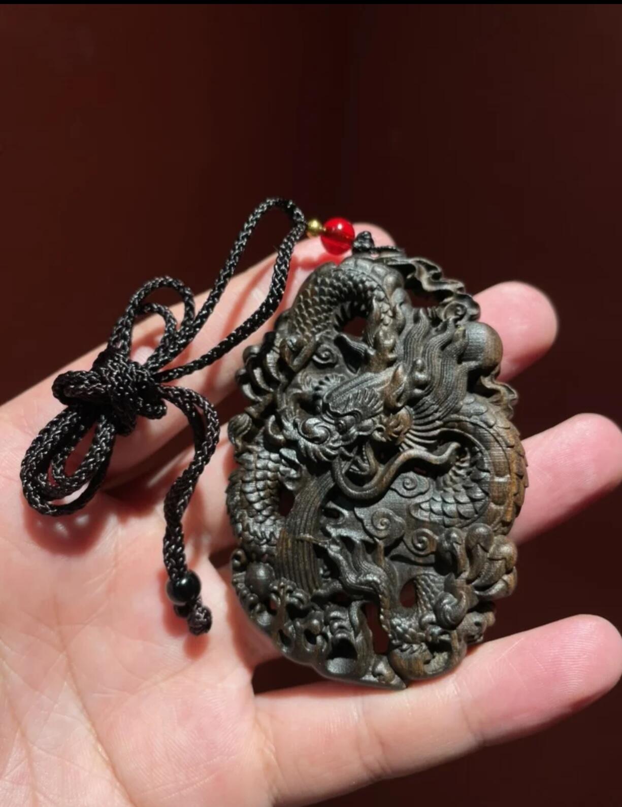 江南站杂项场 沉香木吊坠