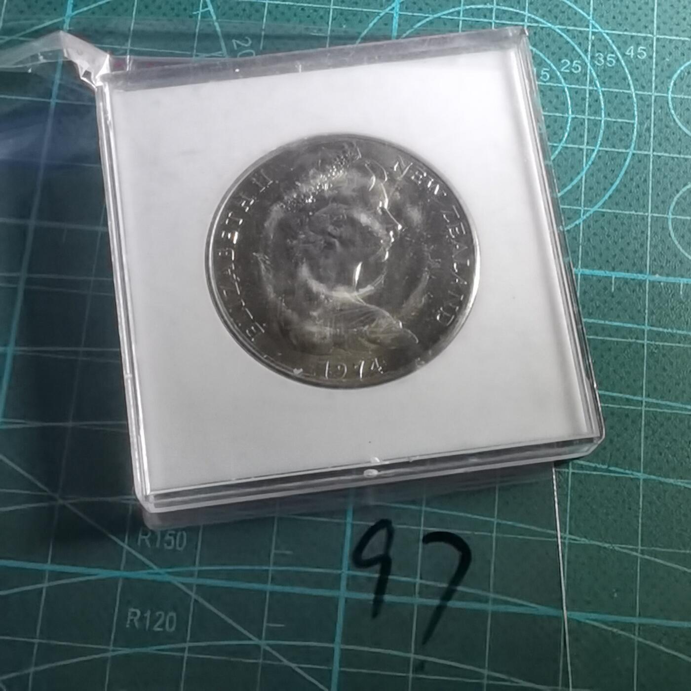 沼泽如烟--第865场 新西兰1974年一元纪念币原盒