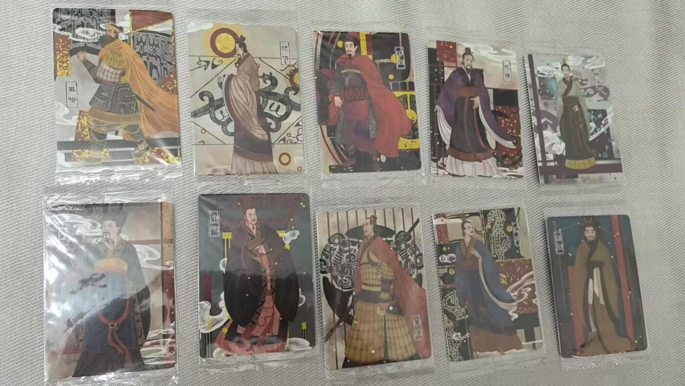龙虎卡牌第五十八场（无佣金，满120包邮，周六晚上结拍，欢迎送拍） 【原膜】普卡10张 可可瑞听 楚汉争霸第三弹一套