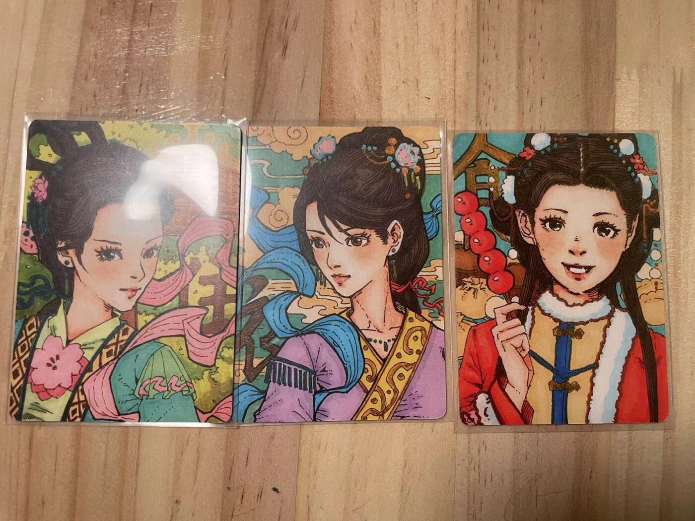 寸草不生拍卖会 第十期 小花瓣艺术文创 衣食住 手绘复刻 3张