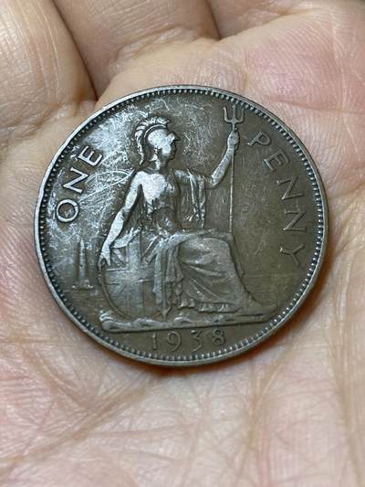 2025年第一百零五场(总第一百三十一场）外国好品散币(免佣金) - 英国🇬🇧1938年1便士(乔治六世第一版)