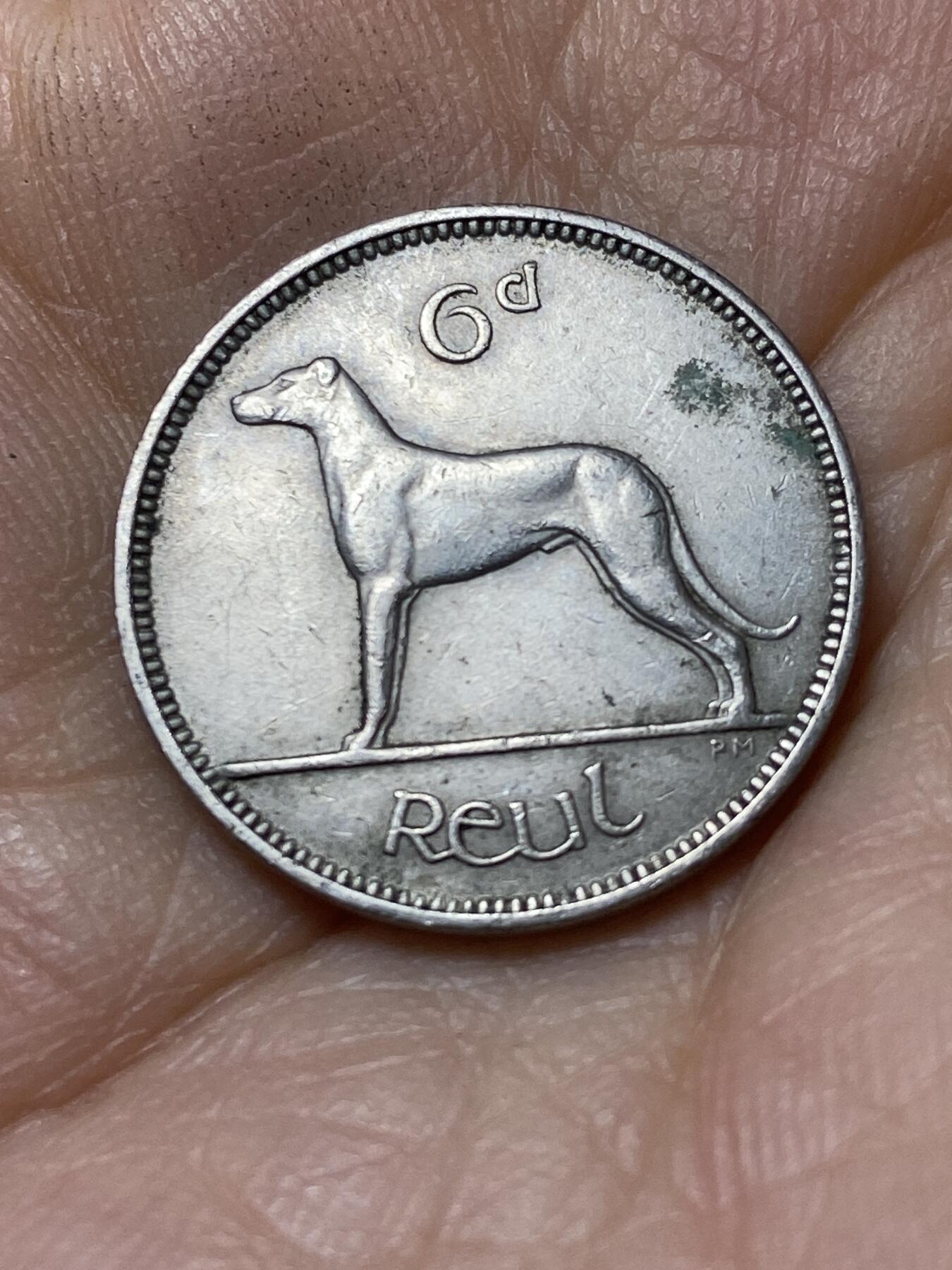 2025年第一百零五场(总第一百三十一场）外国好品散币(免佣金) 爱尔兰🇮🇪1942年6便士(共和国时期第一套第二版)