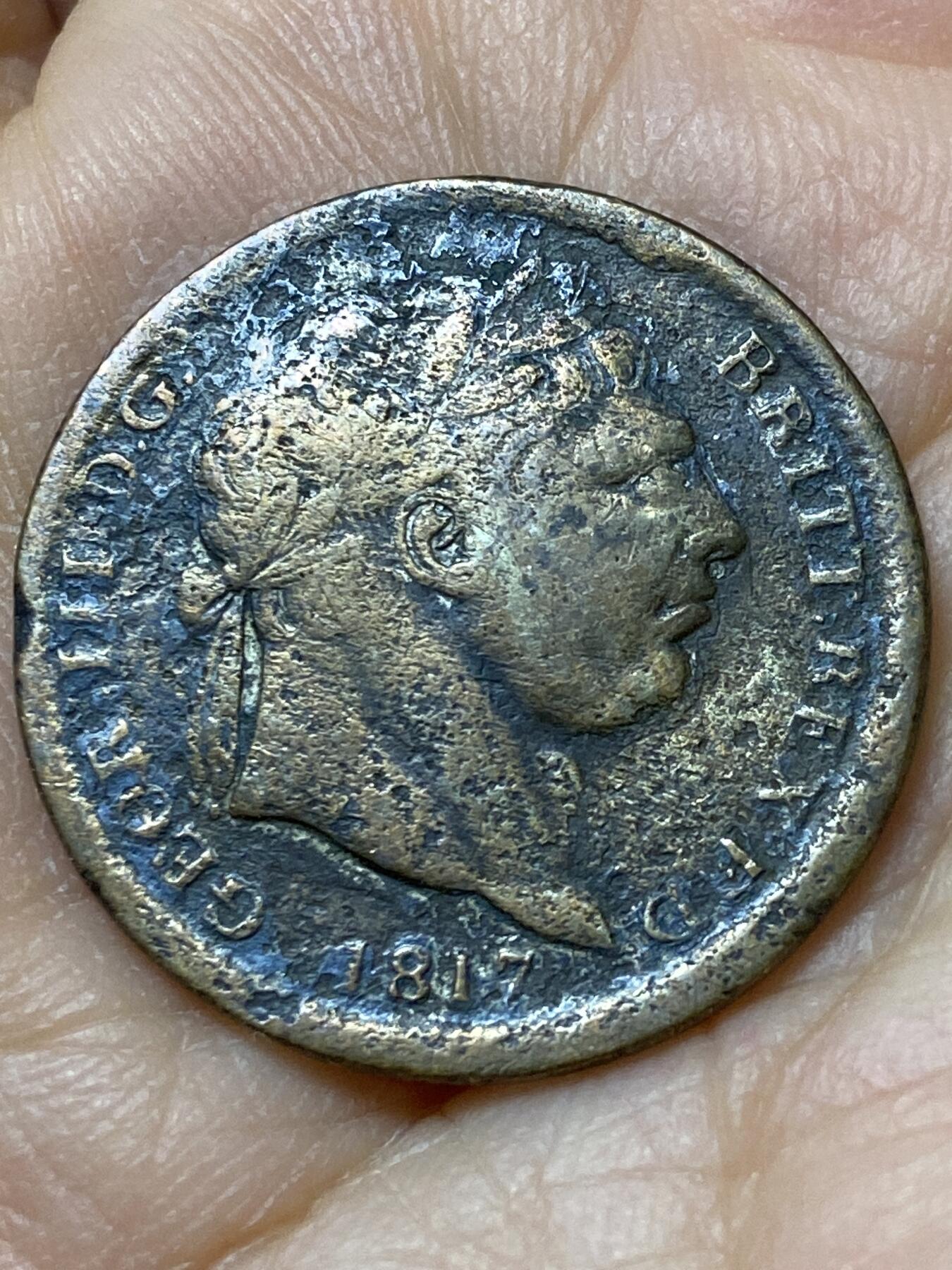 2025年第一百零五场(总第一百三十一场）外国好品散币(免佣金) 差品–英国🇬🇧1817年1先令银币(乔治三世时期，925高银，磨损减重4.6克)