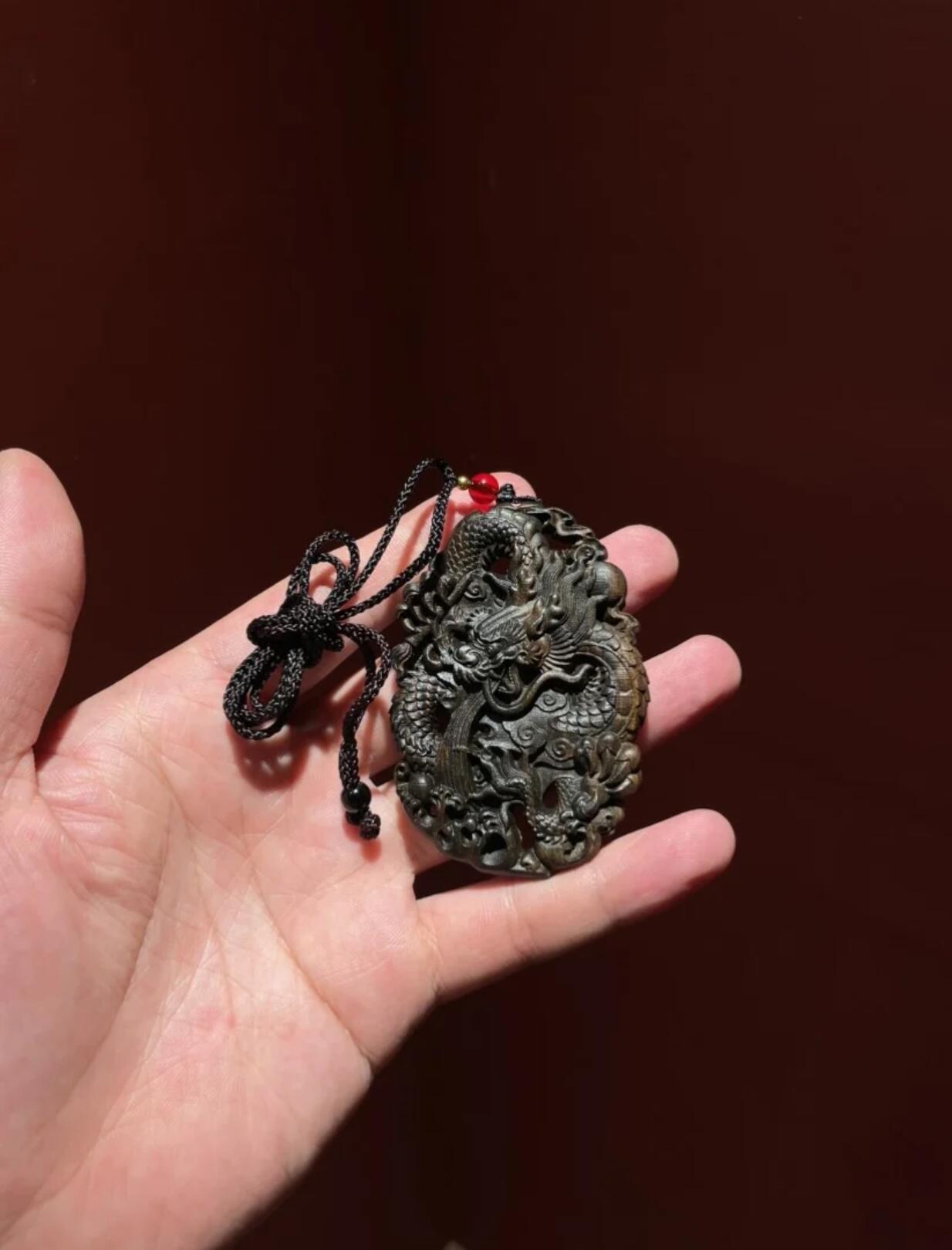 江南站杂项场 沉香木吊坠