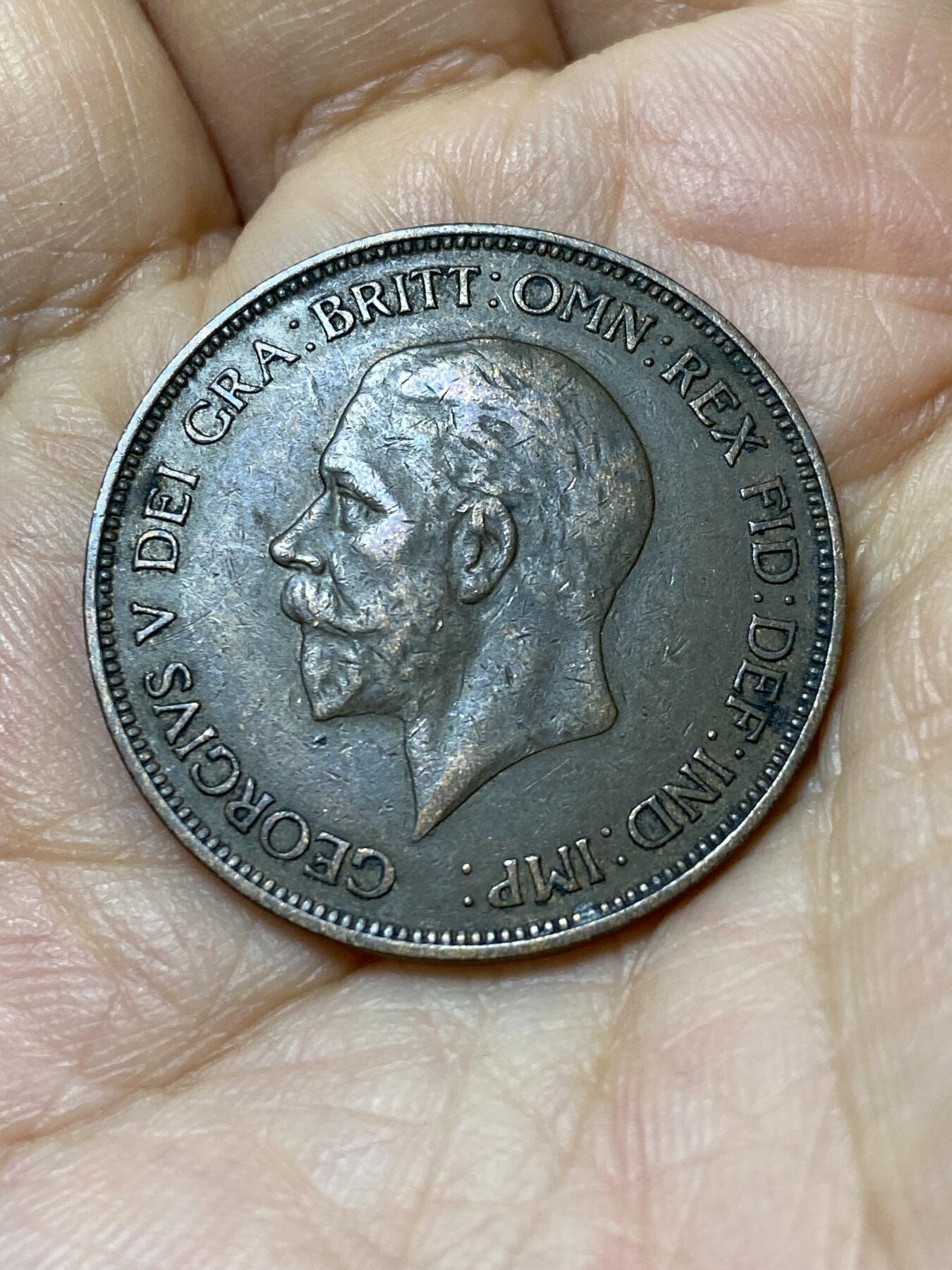 2025年第一百零五场(总第一百三十一场）外国好品散币(免佣金) 英国🇬🇧1934年1便士(乔治五世第三版)