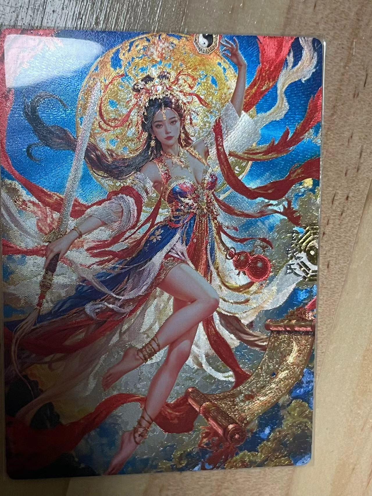 寸草不生拍卖会 第十期 奇点卡牌 原创  宗rich 九天玄女 粗闪