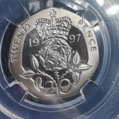沼泽如烟--第865场 - 英国1997年20便士精制币