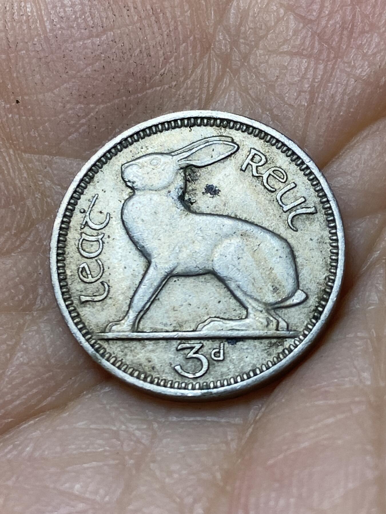 2025年第一百零五场(总第一百三十一场）外国好品散币(免佣金) 爱尔兰🇮🇪1961年3便士(共和国时期第一套第二版)
