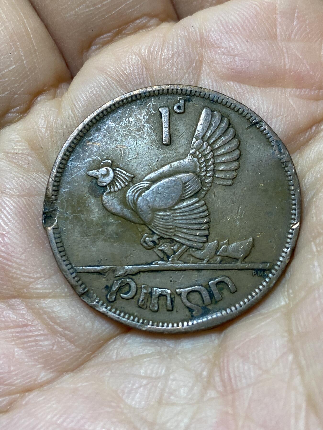 2025年第一百零五场(总第一百三十一场）外国好品散币(免佣金) 爱尔兰🇮🇪1942年1便士(共和国时期第一套)