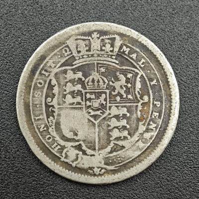 【淘币小摊】限时拍第七百五十九拍  国庆10连拍 小银币场 外出13号发货 满百包邮可预留两周  周一统一发货  - 英国1816年乔治三世一先令银币