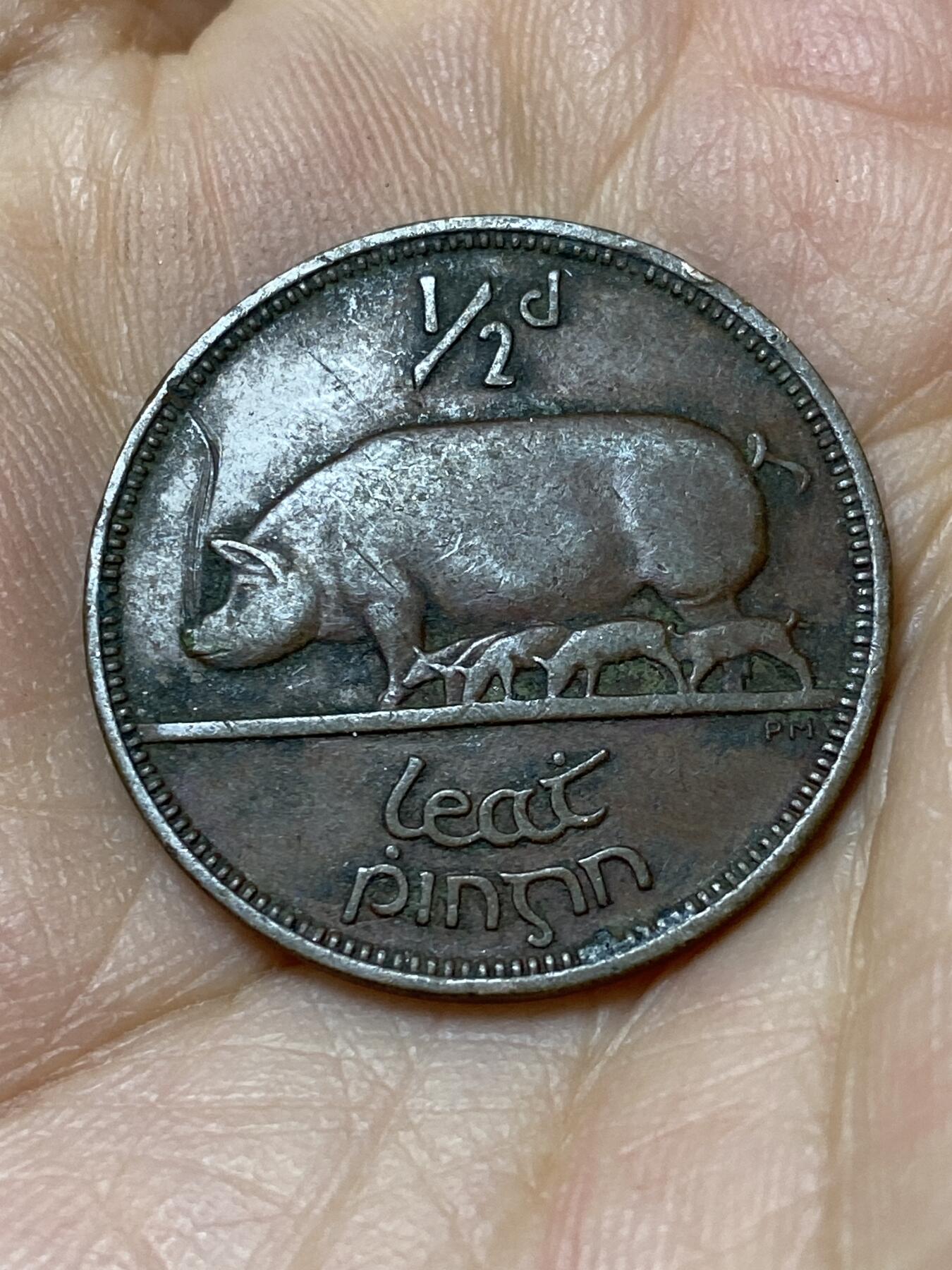 2025年第一百零五场(总第一百三十一场）外国好品散币(免佣金) 爱尔兰🇮🇪1941年1/2便士(共和国时期第一套)