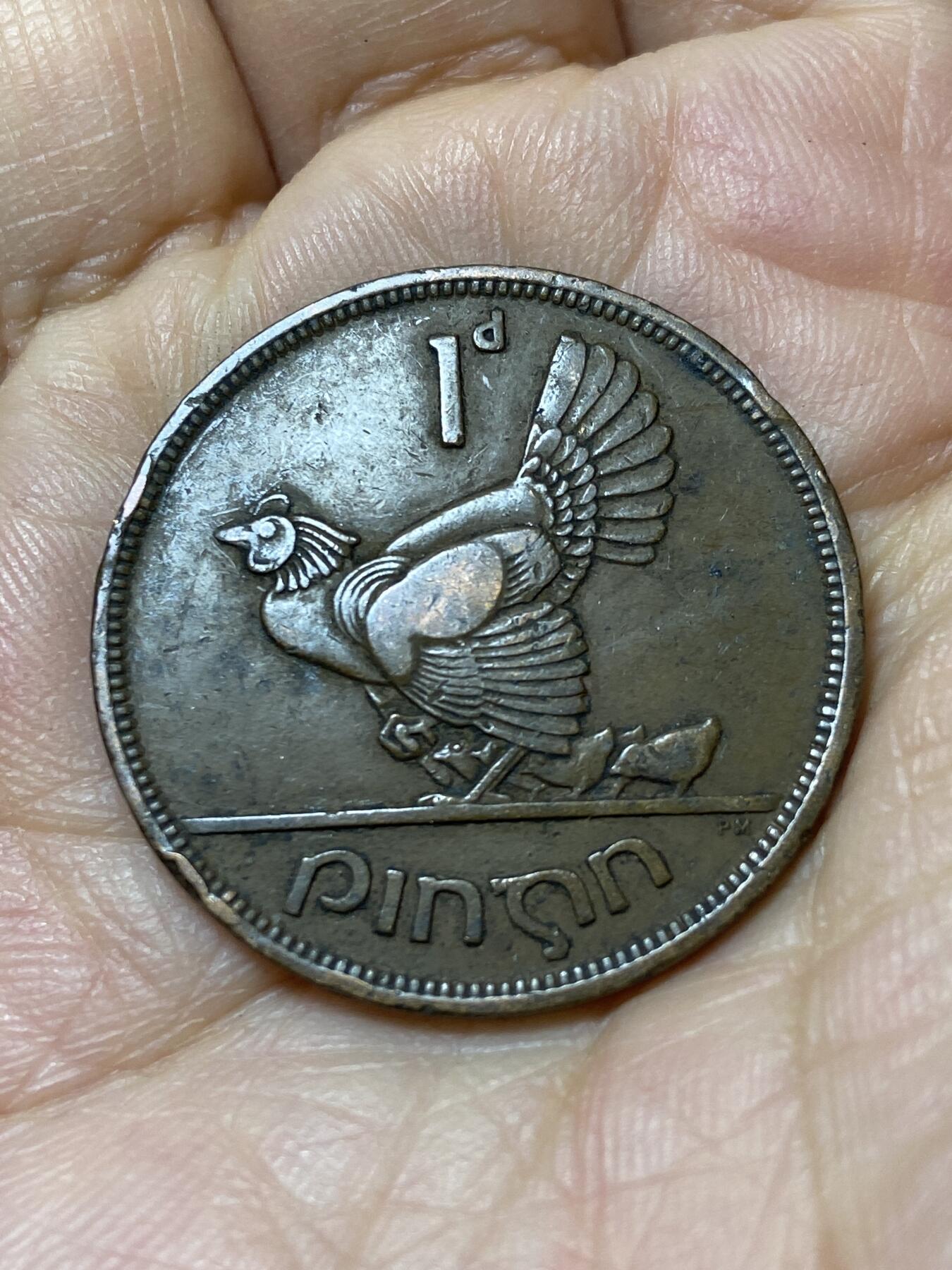 2025年第一百零五场(总第一百三十一场）外国好品散币(免佣金) 爱尔兰🇮🇪1940年1便士(共和国时期第一套)