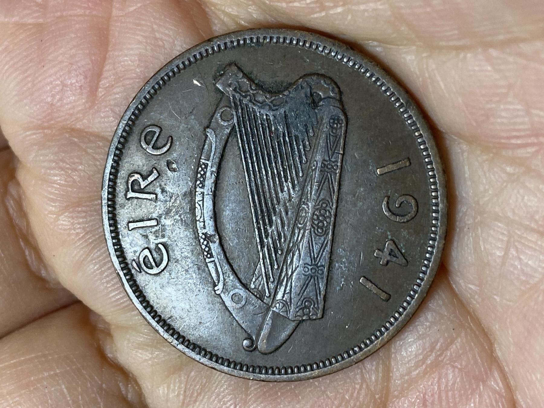 2025年第一百零五场(总第一百三十一场）外国好品散币(免佣金) 爱尔兰🇮🇪1941年1便士(共和国时期第一套)