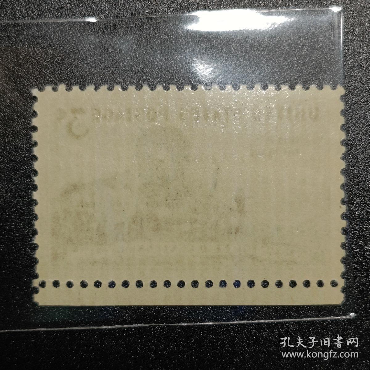 ↓君缘收藏614期☞钱币邮品↓无佣金、可寄存、满30元包邮  美国邮票，1947年犹他州移民百年大盐湖山谷雕刻版
