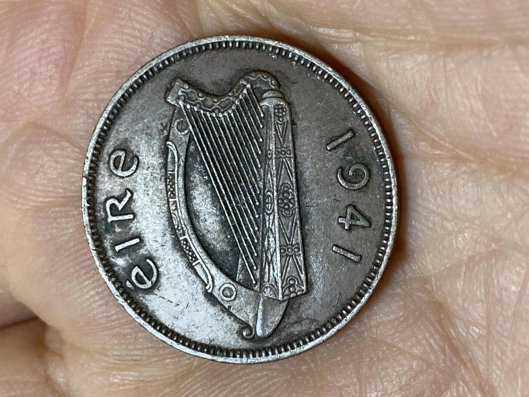 2025年第一百零五场(总第一百三十一场）外国好品散币(免佣金) 爱尔兰🇮🇪1941年1/2便士(共和国时期第一套)