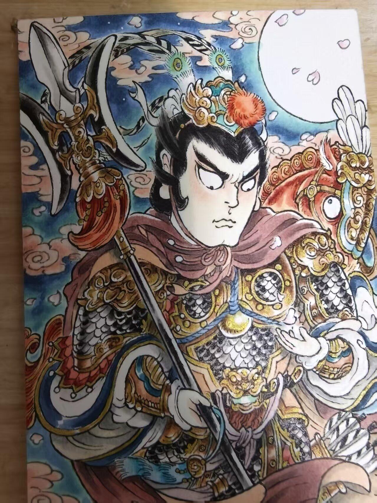 寸草不生拍卖会 第十期 山丘定制手绘 吕布 带特效