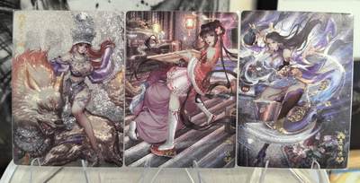 丫丫卡拍第9期（10月6日22点截止） - 【卡玩帕克】传奇绘鉴第五弹 炫光粗闪三张一套