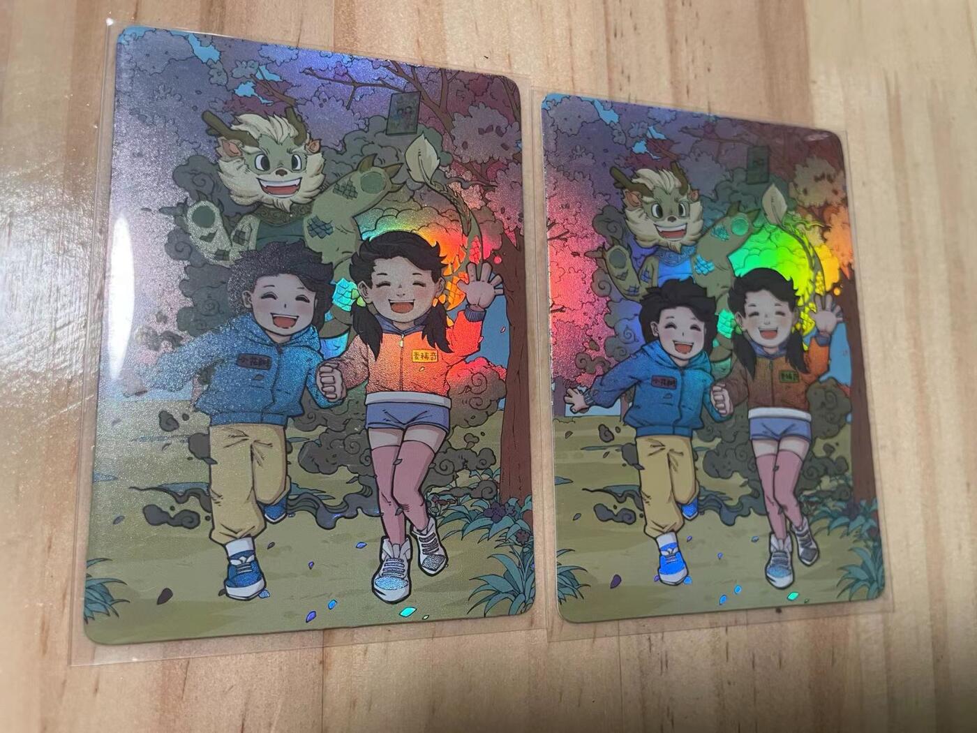 寸草不生拍卖会 第十期 小花瓣 麦稀奇 肤感卡 4张一组