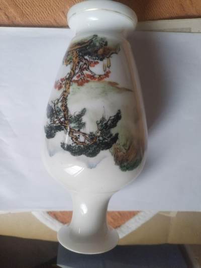 综合 - 德化窑瓷器花瓶。纯手工制作。