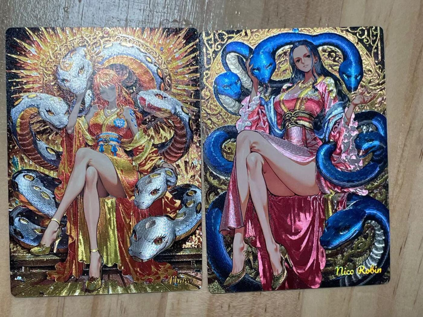 寸草不生拍卖会 第十期 奇点卡牌 玩家定制 娜美 妮可罗宾