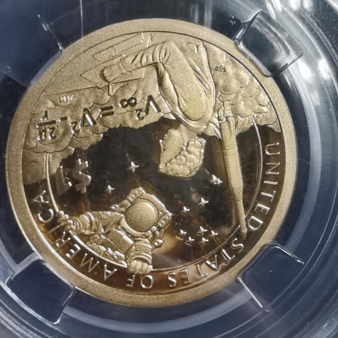沼泽如烟--第865场 美国萨卡加维亚精制币2019年一元