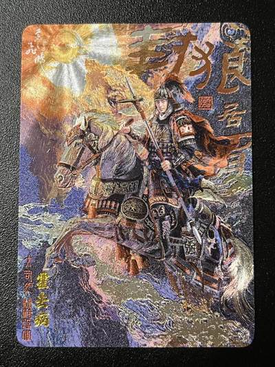 跨世纪的玩卡者们第3期（本期主打百里飞鸿水浒2，山海经，王涌喆西游） - 飞鸿水浒第2弹 霍去病粗闪卡