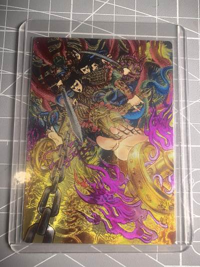 第二十二场拍卖 无佣金 不收拍品 不寄存 大部分卡牌设置底价 拒绝小号抬价 大家放心拍 所有拍品全部有卡膜 出厂品质 不包厂瑕 放大镜 品控 勿拍 感谢大家支持 留个关注 谢谢 - 奇点卡牌 天下归心 多吉异色哪吒粗闪