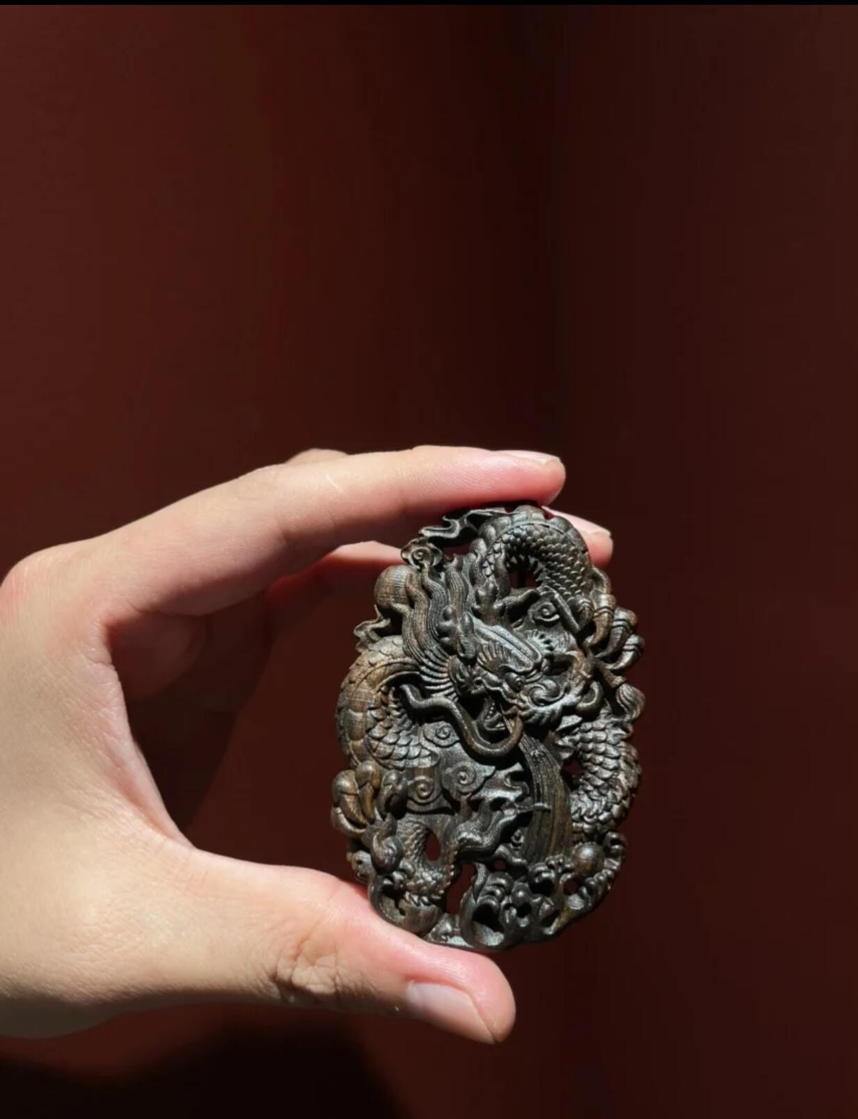 江南站杂项场 沉香木吊坠