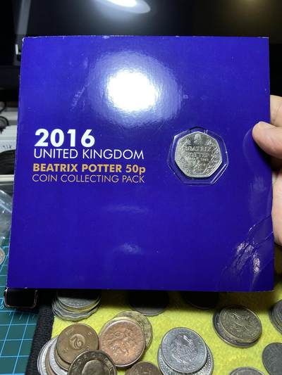 2025年第一百零五场(总第一百三十一场）外国好品散币(免佣金) - 英国🇬🇧2016年50便士纪念套币5枚