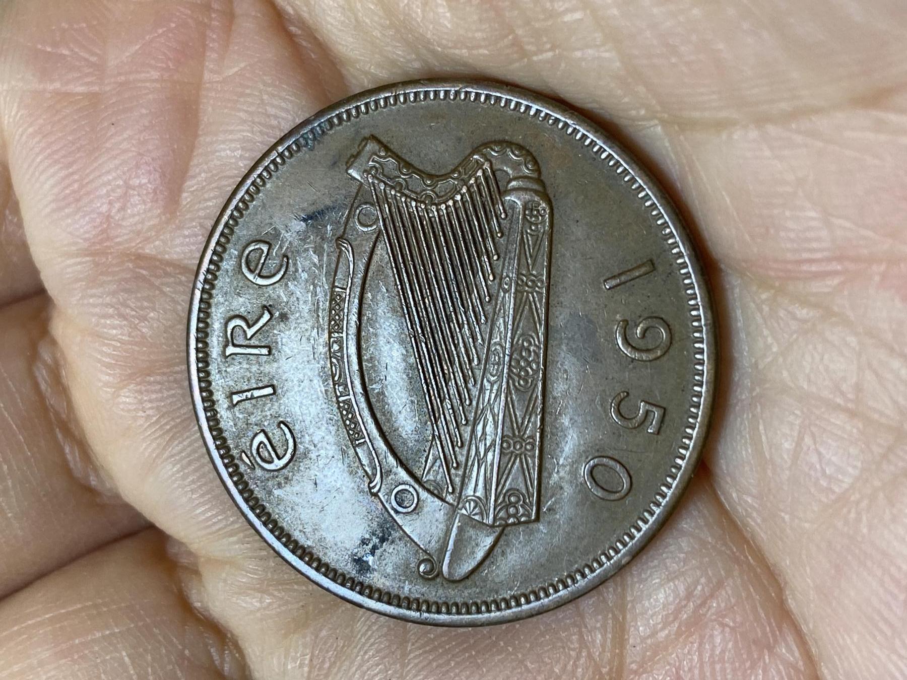 2025年第一百零五场(总第一百三十一场）外国好品散币(免佣金) 爱尔兰🇮🇪1950年1便士(共和国时期第一套)