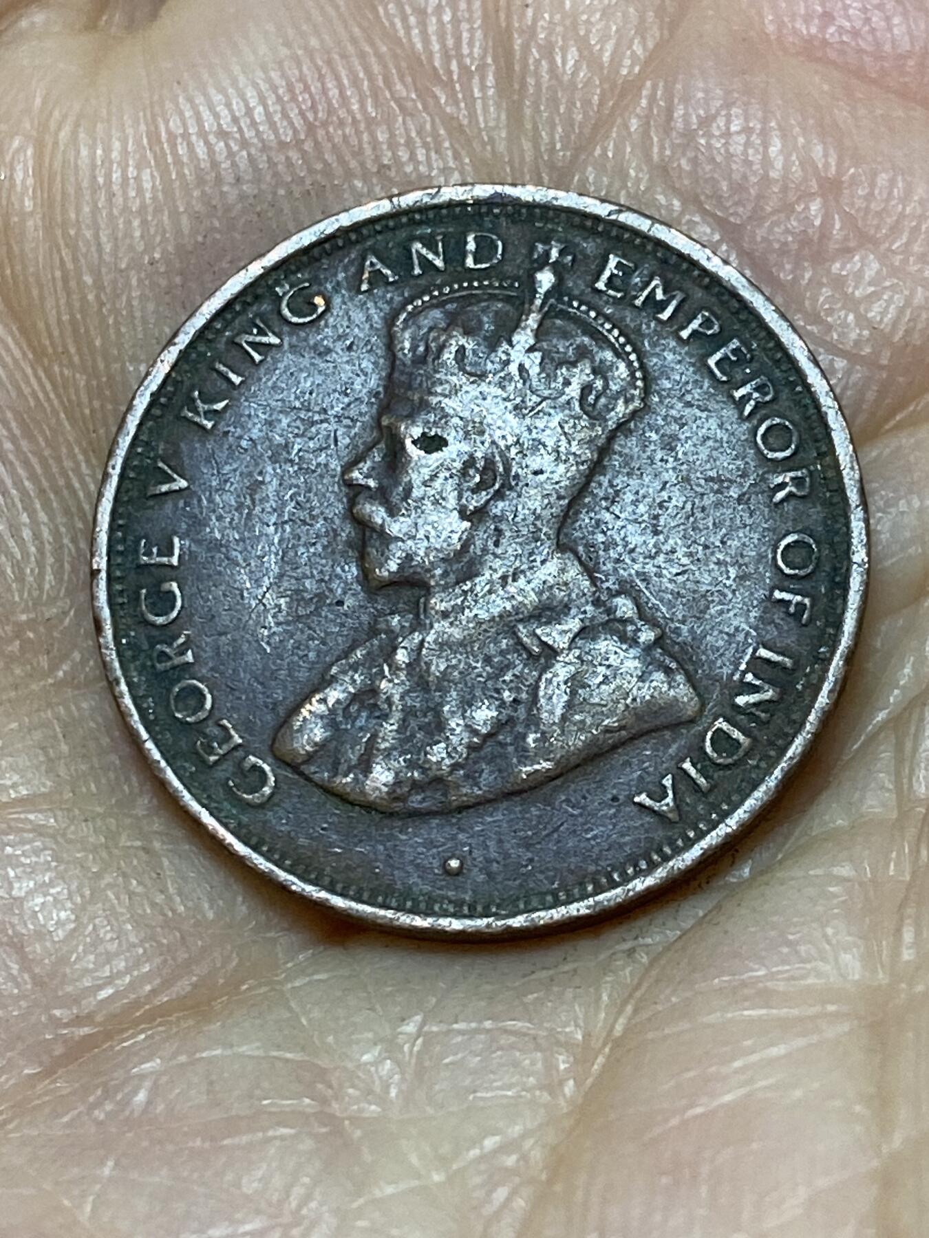 2025年第一百零五场(总第一百三十一场）外国好品散币(免佣金) 英属锡兰1928年1分(乔治五世时期)