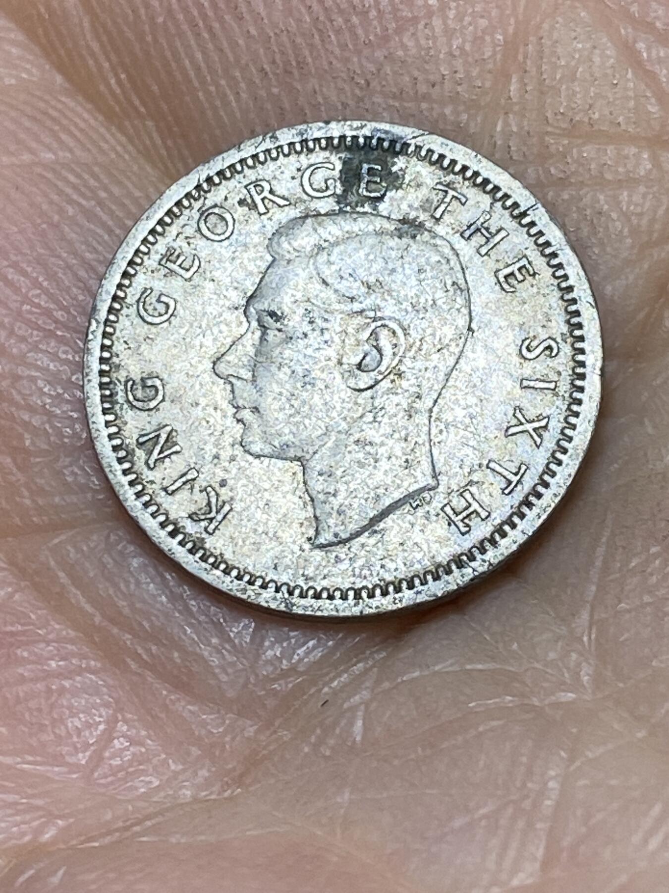 2025年第一百零五场(总第一百三十一场）外国好品散币(免佣金) 新西兰🇳🇿1948年3便士(乔治六世第三版，首发年)