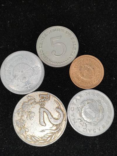 猩哥外币小铺➨【第194场】 - 硬币5个